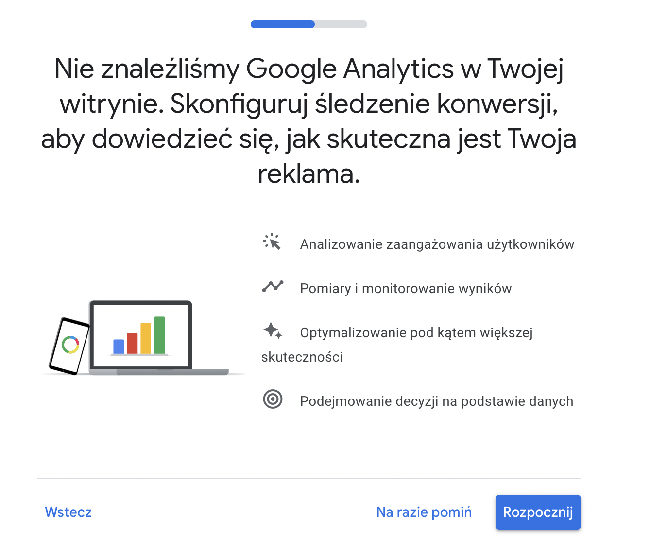 konfiguracja Google Ads z Analytics